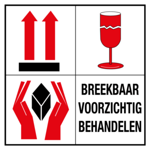 Breekbaar voorzichtig behandelen