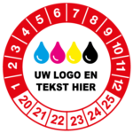 controlelabel rood