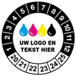 controlelabels zwart