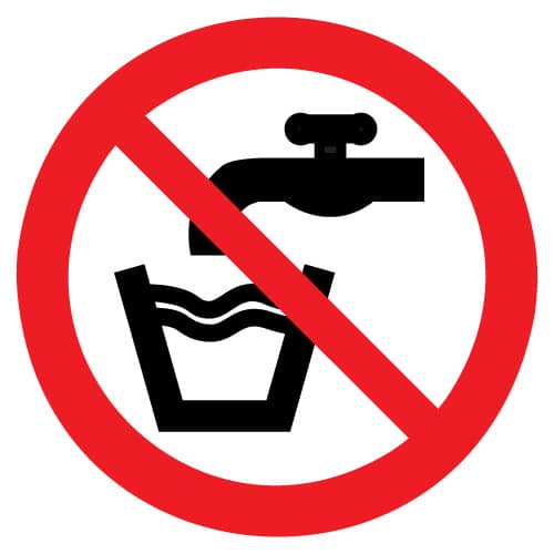 drinkwaterverbod