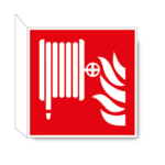 Brandhaspel haaks bordje