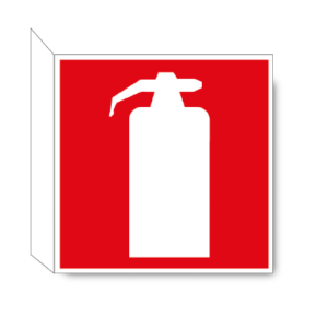 Brandblusser haaks bordje