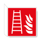 Brandladder haaks bordje