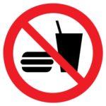 Eten en drinken verboden