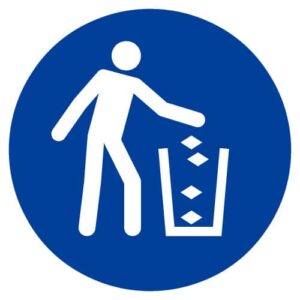 Gebruik vuilnisbak