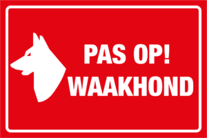 pas op waakhond