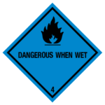 IMO label dangerous when wet