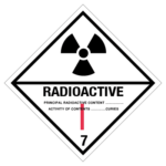 IMO label radioactive 1