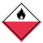 IMO label voor zelfontbranding vatbare stof