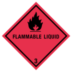 IMO label flammeble liquid