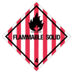 IMO label flammable solid