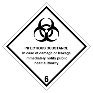 IMO label infectious substance