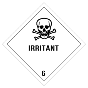 IMO Label irritant