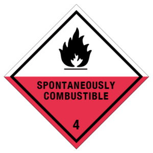 IMO spontaneously combustible