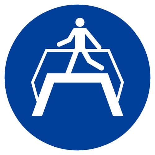 Oversteekplaats gebruiken