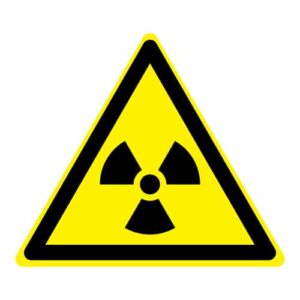 Waarschuwing radioactieve stoffen
