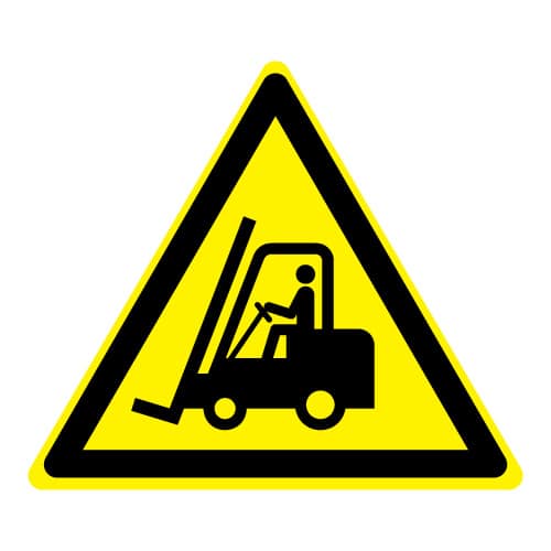 Waarschuwing transportvoertuigen