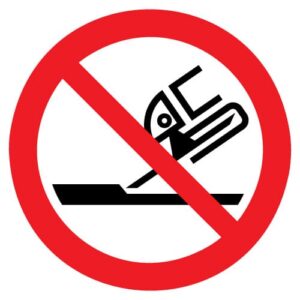 Verboden slijpschijf te gebruiken
