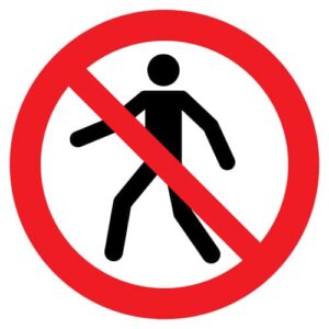 verbodenvoetgangers