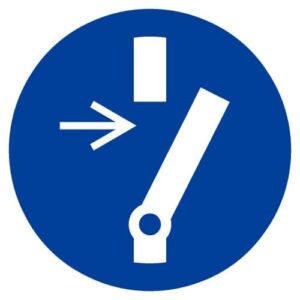 Vrijschakelen voor onderhoud of herstelling