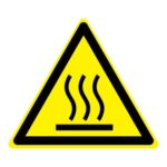 Waarshuwing warm oppervlak