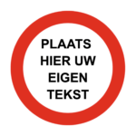 cirkel met tekst