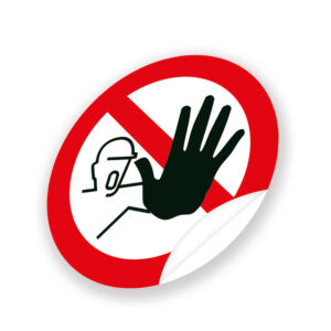 Sticker Verbod