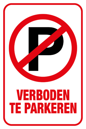 verboden te parkeren
