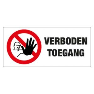 verboden toegang