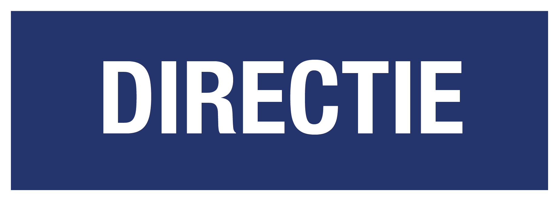 Directie (Blauw/wit)