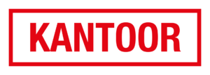Kantoor (Rood/wit)