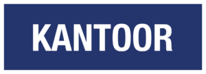 Kantoor (Blauw/wit)