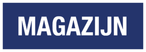 Magazijn (Blauw/wit)