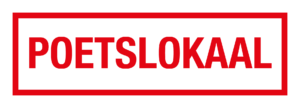 Poetslokaal (Rood/wit)