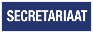 Secretariaat (Blauw/wit)