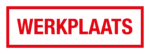 Werkplaats (Rood/wit)