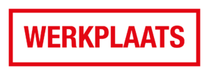 Werkplaats (Rood/wit)